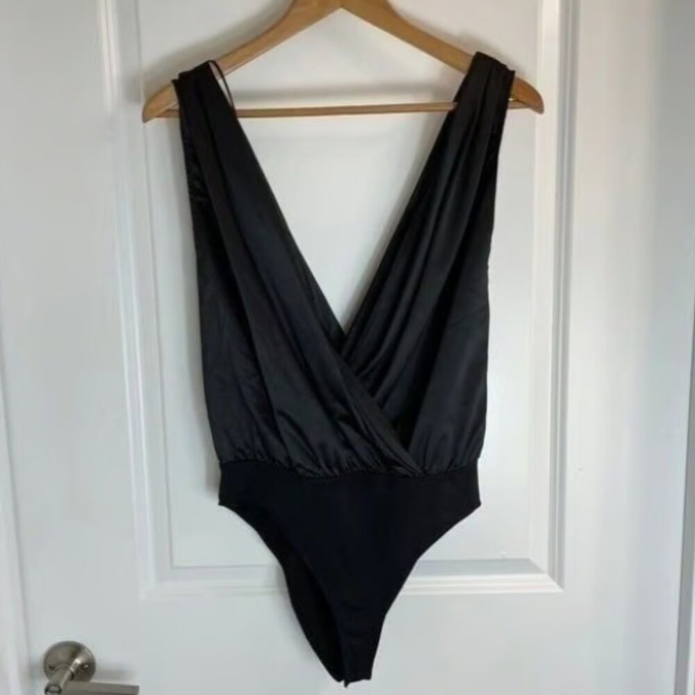 Zara Satin sleeveless bodysuit